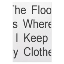 The Floor Is Where I Keep My Clothes stationery