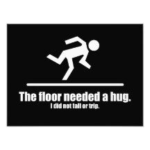 The Floor Needed a Hug Photographic Print