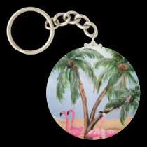 "The Florida Flamingos" Keychain keychains
