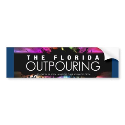 The Florida Outpouring Bumper Sticker by WSTK_ITV
