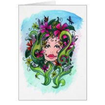 The Flower Maiden Card
