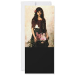 The Flower Seller by Alexei A Harlamoff Personalized Invitations