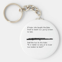 The Flute Tutor Key Chains
