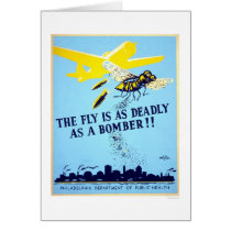 The fly is as deadly as a bomber!! - WPA cards by lc_wpa The fly is as deadly as a bomber!! - WPA cards