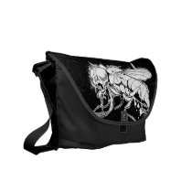 The Fly (Self-Portrait) messenger bags