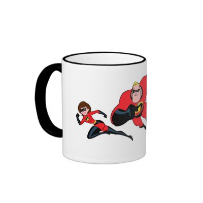 The Flying Incredibles Disney mugs