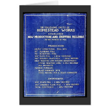 The Following Units Of Homestead Works Established Greeting Card