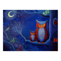 The Forest at Night - Print by SusanRodio The Forest at Night - Print
