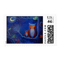 The Forest at Night - US Stamps stamps