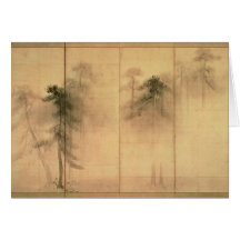 The forest of pines card