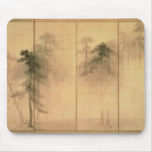 The forest of pines mousepads