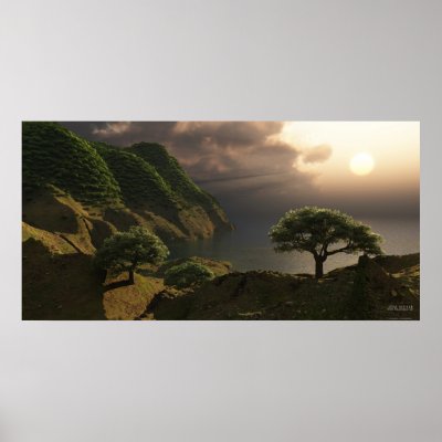 The Forgotten View - Extreme Print by 3dartwork