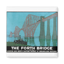 The Forth Bridge - North Eastern Railway magnets