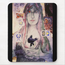 The Fortune Teller, orignial art by Brad Ashlock mousepads