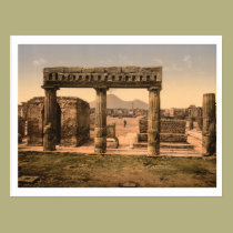 The Forum, Pompeii, Campania, Italy postcards