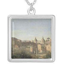 The Forum seen from the Farnese Gardens Necklaces