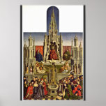 The Fountain Of Life By Niederländischer Meister Poster