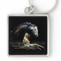 The Fountain of Neptune -Sea-horses Key Chains