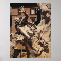 The Fountain of the Four Rivers Print