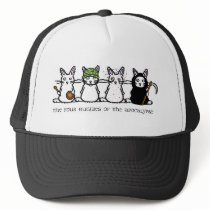The Four Bunnies of the Apocalypse Mesh Hats