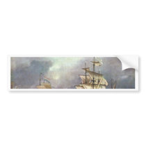 The Four-Day During The Battle Of 1666 Captured Bumper Sticker