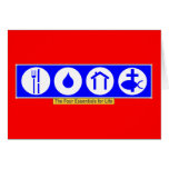 The Four Essentials for Life Card