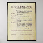 The Four Freedoms Print