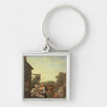 The Four Times of Day: Evening, 1736 Keychains