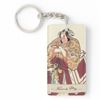 The Fourth Ichikawa Danjuro as Arakawataro Makezu Rectangle Acrylic Keychains