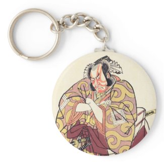 The Fourth Ichikawa Danjuro as Arakawataro Makezu Keychains