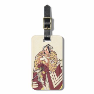 The Fourth Ichikawa Danjuro as Arakawataro Makezu Travel Bag Tag