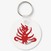 The fox with nine tails (evil) keychains