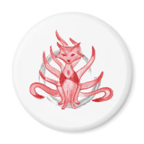 The fox with nine tails magnets