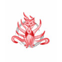 The fox with nine tails t-shirts