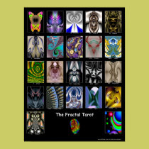The Fractal Tarot Poster posters