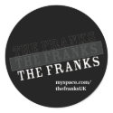 The Franks sticker (black) by thefranksUK The Franks sticker (black)