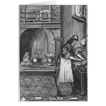 'The French Cook' by La Varenne Greeting Card