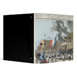 The French Flag Entering Abomey Vinyl Binder