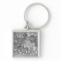 The French Fleet Plundering Keychain