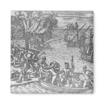 The French Fleet Plundering Fridge Magnets
