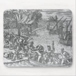 The French Fleet Plundering Mousepads