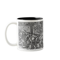 The French Fleet Plundering Coffee Mugs
