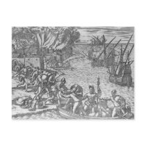 The French Fleet Plundering Post Card