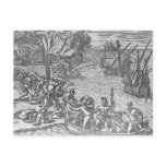 The French Fleet Plundering Post Card