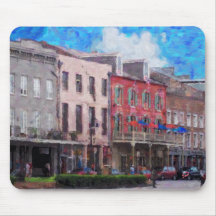 The French Quarters New Orleans  Mousepad