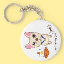 The Frenchie (Rally/Obedience): Key Chain keychains