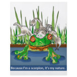 The Frog and Scorpion Flyer Design