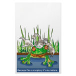 The Frog and Scorpion Stationery Design