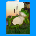 The Frog and the Snail Fathers Day Card cards