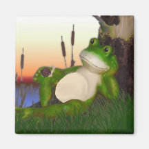 The Frog and the Snail Magnets